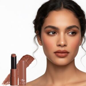 NEW "Saint" Italia Deluxe Mousse Matte Lipstick Single - Burnt Orange